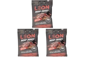 LEON Bœuf Sèche Original Léon 25 g (Lot de 3)
