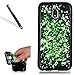 Produktbild Galaxy J7 2017 SM-J730F Hülle,Galaxy J7 2017 SM-J730F Glitzer Hülle,Leeook Kreative Luxus Mode Bling Glitzer Glänzend Funkeln Goldfolie Entwurf Grün Slim Fit Flexibel Crystal Ultra Dünn Weich Gel Kratzfeste Stoßdämpfende Silikon Bumper Protective Rückseite Backcover Handyhülle Schutzhülle Schale Etui für Samsung Galaxy J7 2017 SM-J730F + 1 x Schwarz Eingabestift-Schwarz+Grün