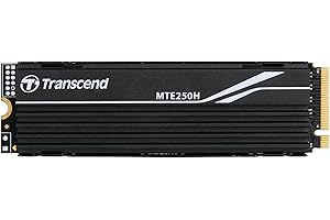 Transcend MTE250H - SSD - 1 TB - wewnętrzny - M.2 2280 - PCIe 4.0 x4 (NVMe) - wbudowany radiator - TS1TMTE250H
