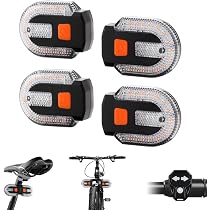 Luce Posteriore Bici Con Indicatori Di Direzione Wireless – 30 LED Ultra Luminosi, Proiezione A Terra, Allarme Acustico E IPX4