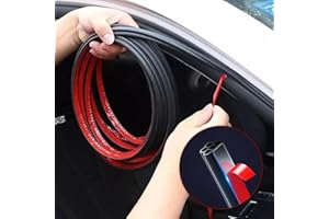‎TBLMPNE Schalldichter Dichtungsstreifen für Autos, Universal Staubdichtes Gummidichtband zur Lärmminderung für Auto, Autotür Türdichtung Gummidichtung Gummiprofil Türdichtung Autotür Kantenschutz (5 M)