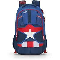 Skybags Marvel Extra 03 35 Ltrs Blue Casual Backpack (Marvel Extra 03)