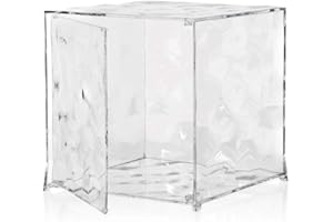 Kartell Optic Contenitore, con antina, Cristallo