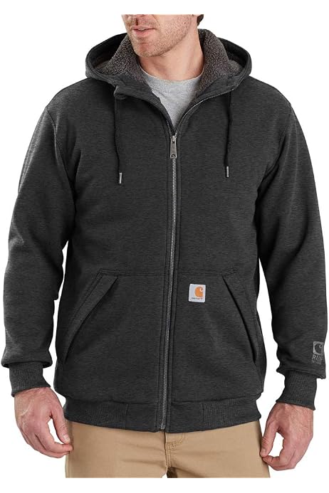 Gary Com Men's Heavyweight Sherpa Hoodie - Full Zip Fleece Lined Winter Jacket - View #6