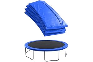 ARSBORUI Coussin de Protection de Trampoline, Ø244 Ø305 cm Coussin de SÉcuritÉ de Remplacement, Trampoline Couverture Rembourrage, RÉsistant aux Rayons UV & Anti-dÉchirure, Protection Bordure