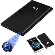 Powerbank Caméra Cachée Nisanmoon - 5000mAh, Vidéo 1080p, Vision Nocturne, Enregistrement En Boucle
