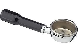 ITALPARTS Portafiltro Senza Fondo Alta Qualità Ottone Cromato Compatibile con E61 (21 G) Accessori Macchine Caffè Espresso