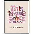 Craft Maniacs TAYLOR THIS IS OUR PLACE A4 MATT LAMINATED POSTER FRAMED/UNFRAMED FOR ROOM DECOR & GIFTING | BEST GIFT FOR SWIFTIES (UNFRAMED)
