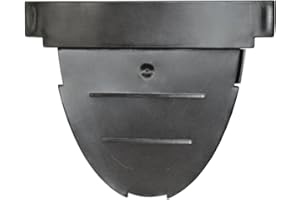 Verdone Schlitzrinne Entwässerungsrinne Abflussrinne Ablaufrinne aussen Terrassenrinne Alukante Bodenrinne B125 KG Rohr Hofablauf (1x Stirnplatte)