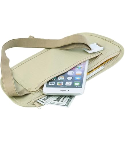 Ceinture Portefeuille De Voyage ZONADAH - Poche Cachée Zippée, Réglable, Confortable Pour Activités Plein Air - 11