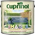 Cuprinol Garden Shades Exterior Woodcare, Forget Me Not, 2.5 Litres