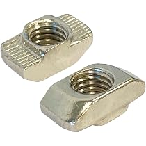 HXJDAM Nutensteine 120 Stück – M5, 8 Mm Nut, Verzinkter Stahl, Für Aluminiumprofile 30er-Serie – Ideal Für 3D-Drucker & CNC