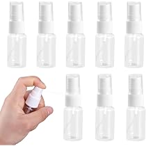 SHENLONG 3-teiliges Sprühflaschen-Set – 20 Ml, Transparent, Feiner Nebel, Wiederverwendbar Für Reise & Kosmetik
