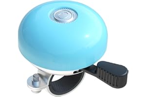 Greallthy Timbre de Bicicleta Retro y Robusto, Ruidoso para Bicicleta, Bonito Color, Resistente a la corrosión e Impermeable para manillares de 22,2 a 28,6 mm.