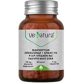 VeNatura Magnezyum (Bisglisinat+Sitrat) ve P5P (Vitamin B6) 60 Kaps&uuml;l