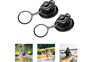BUZIFU 2 Pezzi Valvola dell'Aria Gonfiabile Valvola Tappo a Vite Gommone Barca Valvola Gonfiabile Valvola a Vite Materasso Vite di Ricambio per Inflazione Airbeds