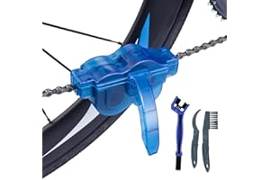 DEAUTIE Cepillos Bicicleta, 4 Piezas Cepillo Limpieza Cadena Bicicleta, Kit Limpieza Bicicleta, Herramienta de Limpieza de Bicicletas, para Cadena de Bicicletas/Mountain Bikes Herramienta Limpiador