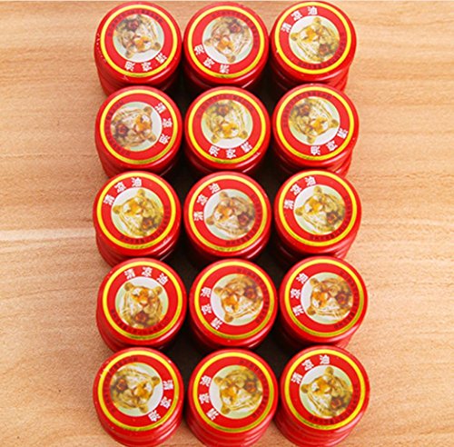 WalshK 10pcs Tiger Balsam-Öl QingLiangYou Kopfschmerzen carsickness Juckreiz Relief-Salbe - 4