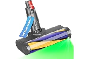 ‎RUKHOOL RUKHOOL LED Bürste Bodendüse für Dyson V12 Detect Slim Ersatzteile Ersatzbürste Staubsauger Zubehör Aufsatz bodenbürste für V12 Elektrische Bürstenwalze zum Reinigen Hartböden Nicht für SV12 V7 V8