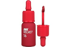 CLIO Peripera Lip Ink Velvet Tint Soft - Glowing Cosmetics Smooth And Shining,Long Lasting Makeup - Heart Fuchsia Pink