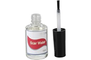 YUYTE Colodión Rígido de Maquillaje con Pincel, Líquido Cicatrizado de Maquillaje, Maquillaje de Cicatriz Líquido, Efectos Especiales Cosméticos Realistas Líquido para Televisión