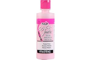 Tulip Soft Fabric Paint 4oz, Matte Petal Pink, One Size