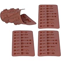 4 Stampi Cioccolato A Cucchiaio - Silicone Alimentare, Per Dolci E Candele - Foto 5