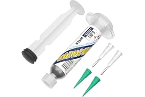 BEEYUIHF Sans plomb Pâte à souder, Pâte à étamer Sn42 Bi58, 138°C Pâte à souder à l'étain, pour PCB BGA SMD Réparation Électronique (1.05oz/30g)