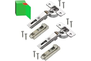 GAMOBIFER Cerniera SALICE Universale con Apertura 110° Applicazione Standard (SILENTIA Chiusura DECELERATA, COLLO BASSO "0", pz 2)