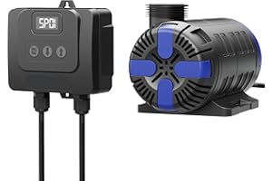 SunSun CET-8000 SuperECO Teichpumpe 8000 l/h / 80 W, energiesparende Filterpumpe, Bachlaufpumpe für Koiteiche, Umwälzpumpe, Gartenteichpumpe