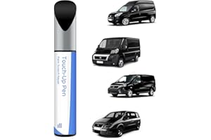 PARTS4EV 632 Nero Metallizzato/Black Metallic - Vernice per ritocchi per FIAT Exact Match - Ripara graffi e scheggiature