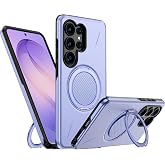 Rongep [Mag-Forge] Samsung Galaxy S26 Ultra i&ccedil;in Kılıf 360&deg; D&ouml;nebilen Standlı [MagSafe ile Uyumlu] S26 Ultra Koruyucu G&uuml;&ccedil;l&uuml; M
