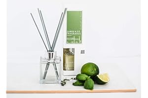 JAMES & CO FRAGRANCE James & Co No.11 Lime (Lime, Basil & Mandarin) 100ml Home Fragrance Reed Diffuser Set