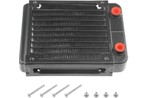 BXQINLENX 10 Pipe Aluminum Heat Exchanger Radiator for PC CPU CO2 Laser Water Cool System Computer 120mm(B)
