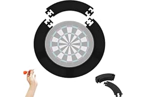 HXXWEUS Anneau de récupération de fléchettes surround, anneau de récupération de fléchettes, design Eva, anneau de puzzle, contour de cible de fléchettes, anneau de protection Eva, amovible, facile à ranger