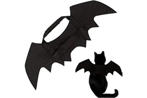 Katt Fladdermusvingar | Svart Vinge Halloween Kostym För Katt,Skämtartiklar Kläder För Husdjur Utklädning Cosplay Kattungar &