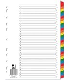 Intercalaires Numériques 1-100 A4 Gris Polypropylène – Rexel King Mec – Classement Parfait Pour Dossiers & Archives