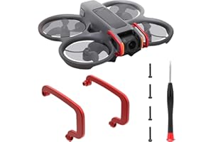 CRAZNICK Avata 2 Gimbal Bumper Guard - Aleación de Aluminio Protección Anticolisión PTZ Barra de Protección para dji Avata 2 Drones Accesorios Rojo