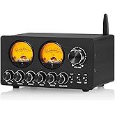 Douk Audio 5 Band Bluetooth EQ Preamp for Home Stereo/Computer Speaker/Amplifier with VU Meter (EQ5 PRO)