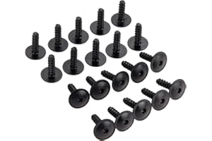 Mtsooning 10 Pcs Car Engine Cover Wheel Arch Inner Liner Mud Flaps Fender Mud Splash Guard Torx Screws Self Tapping Compatible with N90775001