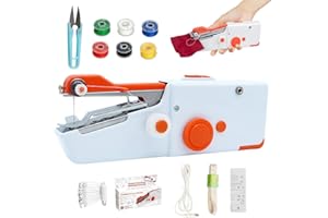 NANQUAN Macchina da Cucire Portatile,Mini Macchina da Cucire per Principianti Adulti,Macchina per Cucire Portatile,Facile da Usare,Cucito Veloce,Adatta per Vestiti,Tende in Tessuto,Casa e Viaggio
