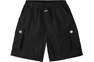 Rolanko Ragazze Pantaloncini Sportivi Attivi Estivi Cargo Shorts Bambini Che Corrono in Palestra Pantaloni Corti Paracadute