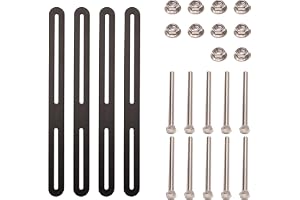 Neikafan 4Pz Monteringssats för brevlåda 280 x 24 mm Fästen för brevlåda | Fästsats för brevlåda som fixeras för staket för att fästa brevlådor på grindar eller staket