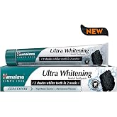 Himalaya Ultra Whitening Diş Macunu 75 ml | Bitkisel, Beyazlatıcı | Aktif K&ouml;m&uuml;r, &Ccedil;&ouml;rek Otu Yağı, Misvak | Flor&uuml;r, Kimyasal Be