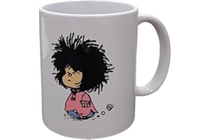 DrMugCollection Taza Mafalda Sleep, taza de cerámica de 350ml