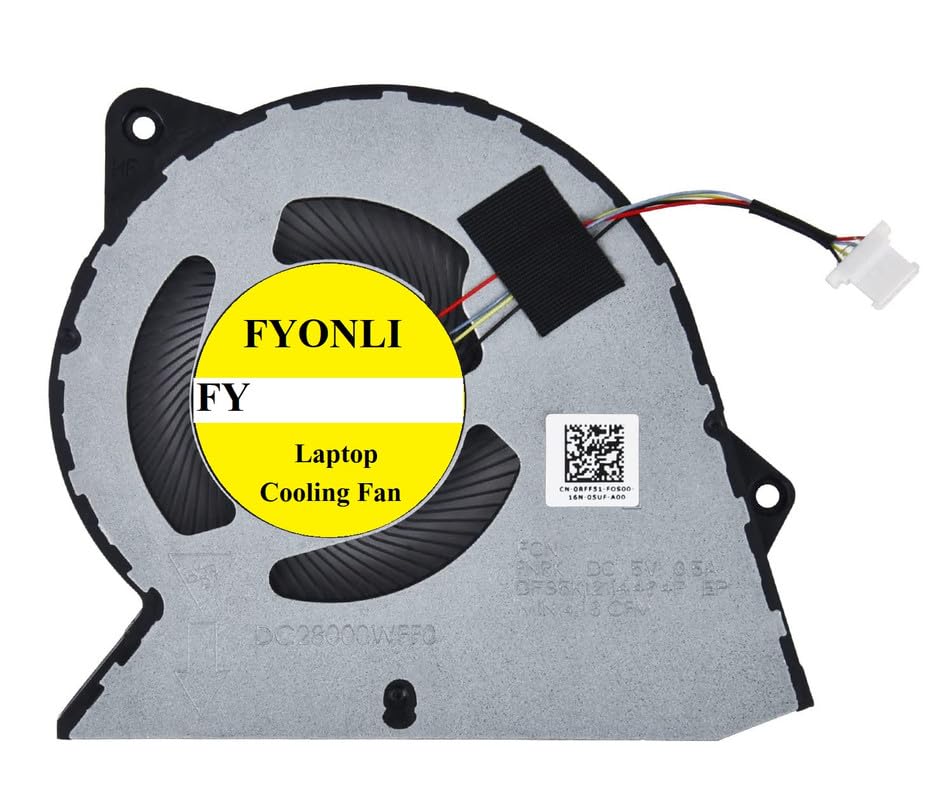 Generic CPU Cooling fan for Dell Inspiron 15 3510 3511 3515 3520, Vostro 3510 3420 3250 Series P/N: EG50040S1-CQ71-S9A 0RFF51
