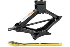 ‎BCBIG Scherenwagenheber Ratsche 1t Wagenheber Auto Heber Rangierwagenheber mit Einsparungsaufwand Ratsche Design, 1000KG Wagenheber für PKW SUV MPV