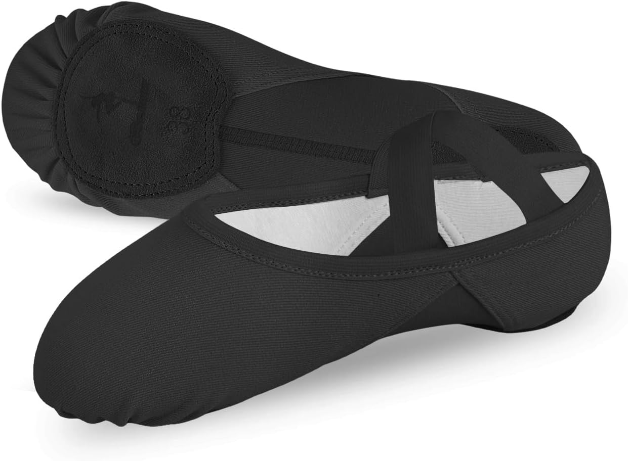 Bezioner Zapatillas Ballet Niña Altamente Elásticos Zapatillas de Danza Suela Partida Zapatos Baile Mujer Calzado de Danza