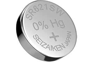 1 x Seiko seizaiken 364 SR621SW Knopfzellen AG1 SR60 sb-ag Uhrenbatterie Silberoxid 0% Quecksilber