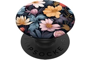 Cute Colorful Flower Garden Botanical Floral for Women Girls PopSockets PopGrip Intercambiable